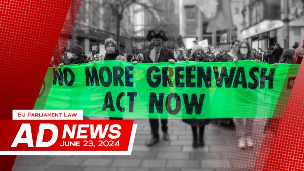 Ad news from June 2024. EU parliament law.