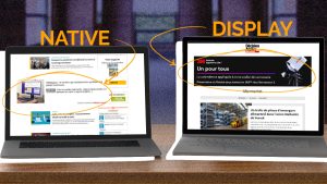 Native ads vs Display ads on Desktop.