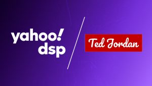Yahoo DSP and Ted Jordan logos.
