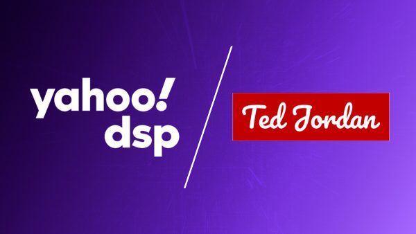 Yahoo DSP and Ted Jordan logos.